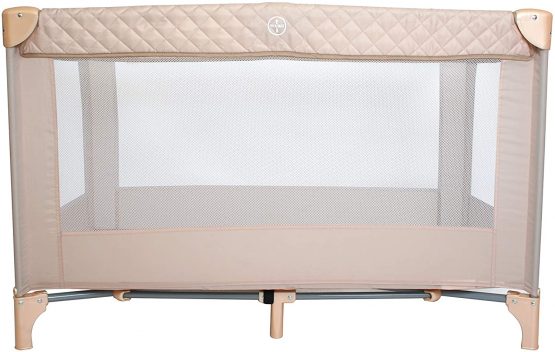 My Babiie Blush Quilted Travel Cot, 7.9 kg - Image 2