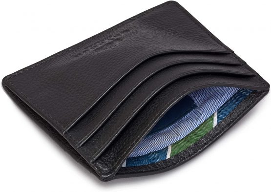 Hoxton Slim Leather Credit Card Holder Wallet by Gryphen - Image 4