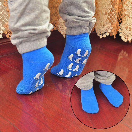 Toddler Grips Ankle Socks, Non Slip Socks for Kids, Low Cut Anti-Skid Floor Socks for 1-3 Years Baby Boys and Girls, 8 Pairs - Image 4