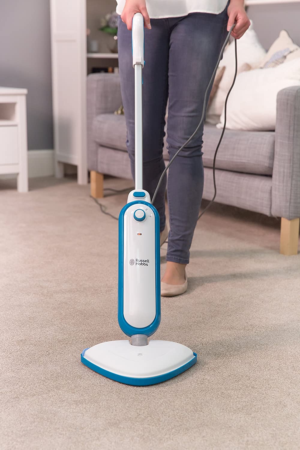 Russell Hobbs Upright Steam Mop, 1.4kW Power, 380ml Water Tank, 30-Second Heat-up, 15-Minute Run-Time, Sealed Hard Floors - Image 4
