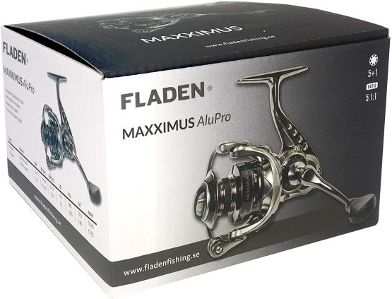 FLADEN Fishing - MAXXIMUS ALU PRO 530/540 Reel Front Drag 5 plus 1 Ball Bearing Aluminium Fixed Spool Gear Ratio 5.1:1 and Spare Spool - For Freshwater & Light Sea - Image 4
