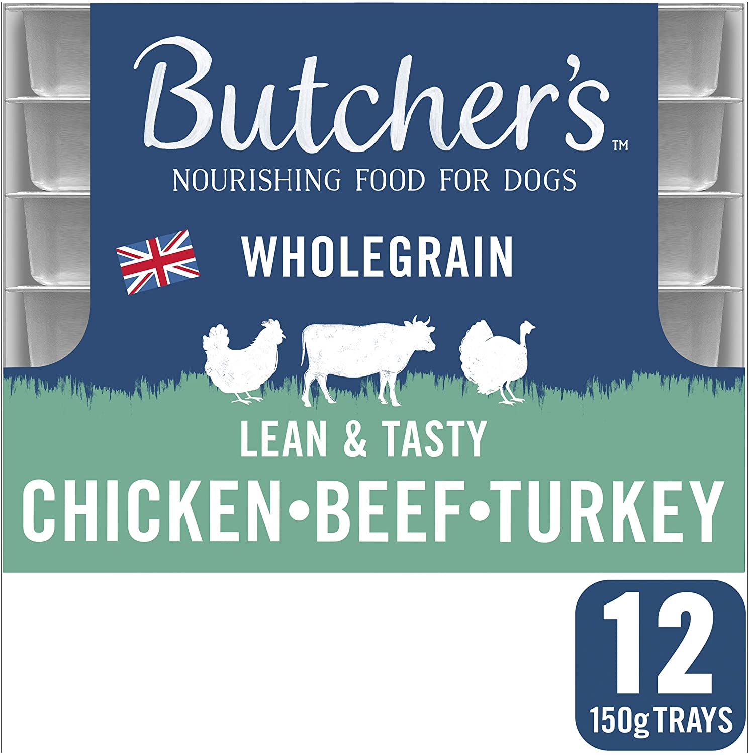 Butcher's Lean and Tasty Wet Dog Food Trays - Meaty Variety (36x150g), Wholegrain Trays, 5.4 kg (Pack of 1) - Image 3