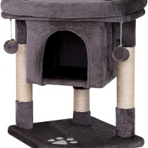 dibea KB00331 Cat Scratching Post Height 60 cm Dark Grey