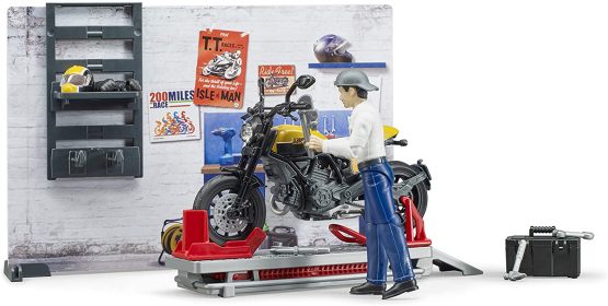 Bruder bWorld Motorcycle Service with Scrambler Ducati Full Throttle - Image 3