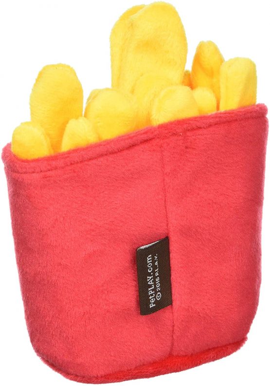P.L.A.Y American Classic Dog Plush and Squeaker Food Toy, Frenchie Fries - Image 2
