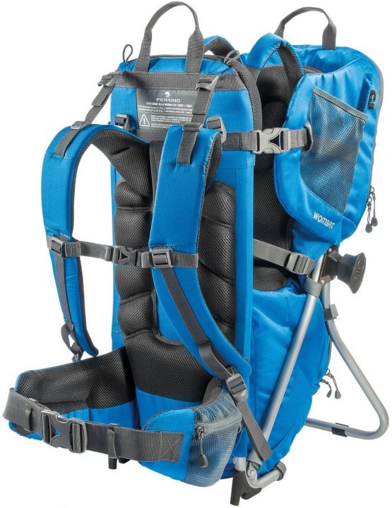 Ferrino Wombat Children's Hiking Backpack, Blue, 6 Months - Image 3