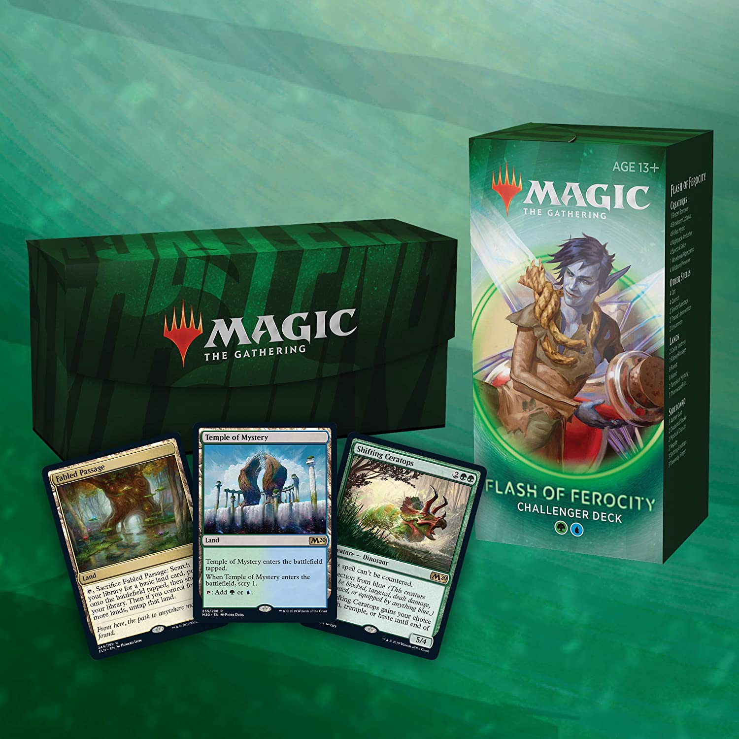 Magic: The Gathering Challenger 2020 Flash of Ferocity Deck, 7.4 x 5.4 x 14.5 cm - Image 2