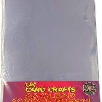 A3 Acetate - 10 Sheets per Pack, 240 Micron - UK Card Crafts