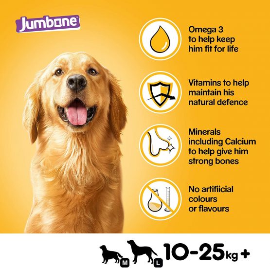 Pedigree Jumbone - Medium Adult Dog Treats with Beef and Poultry Flavour, 24 Chews 180 g - Image 4