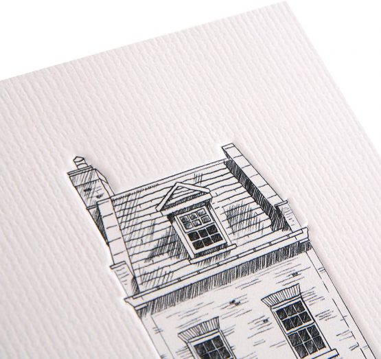 New Home Congratulations Card from The Hallmark Studio - Embossed House Design - Image 3