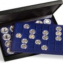 Presentation case PRESIDIO TRIO with 30 square ports (39 x 39 mm) each