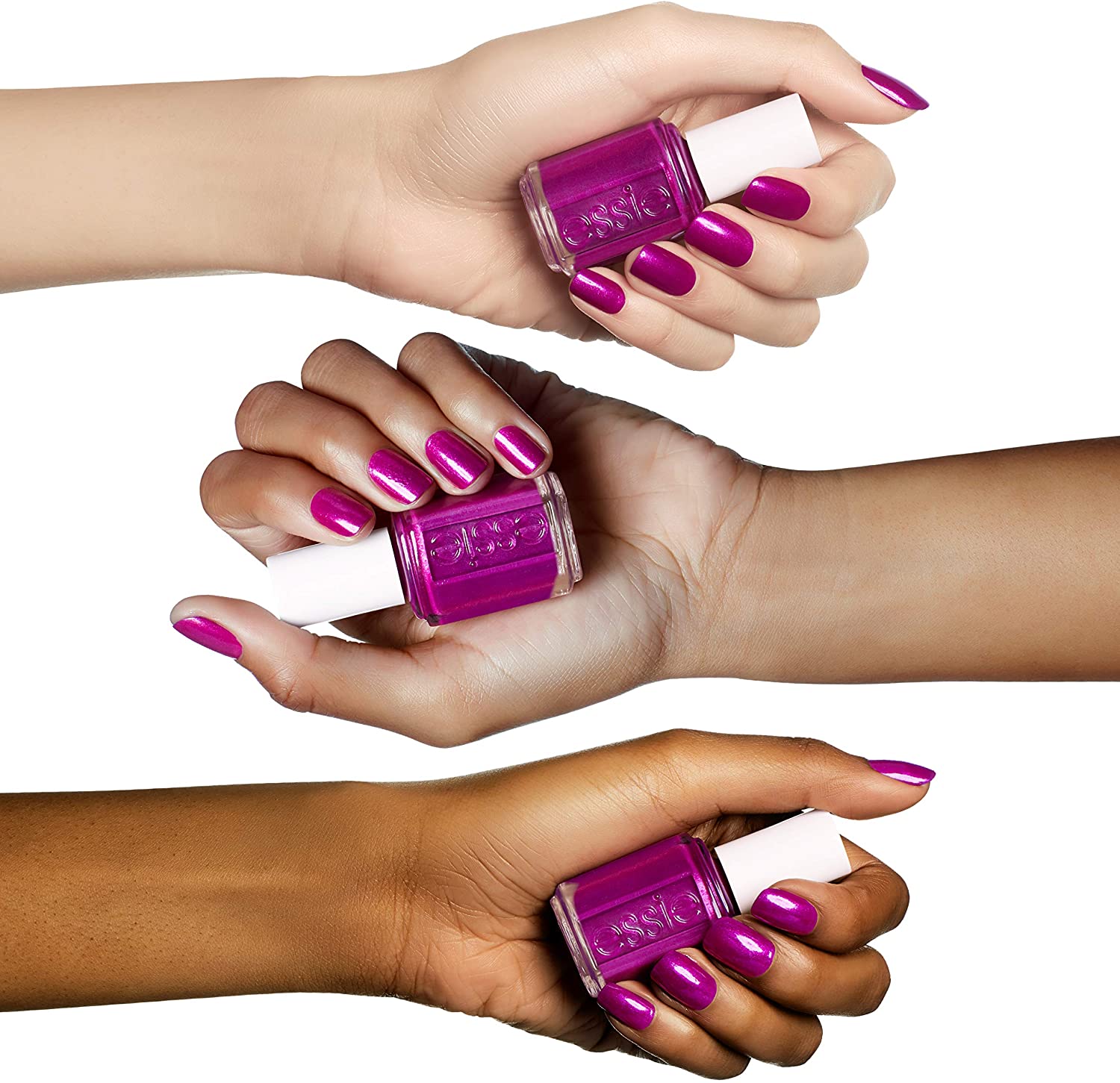 essie Original Nail Polish, 34 jamaica me crazy, Shimmer Purple Nail Polish, 13.5 ml - Image 2