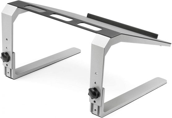 StarTech Adjustable Laptop Stand - Heavy Duty Steel & Aluminum - 3 Height Settings - Tilted - Ergonomic Laptop Riser for Desk (LTSTND) - Image 2