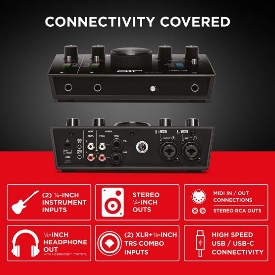 M-Audio AIR 192|8 - 2-In/4-Out USB Audio / MIDI Interface with Recording Software from Pro-Tools & Ableton Live, Plus Studio-Grade FX & Virtual Instruments - Image 3