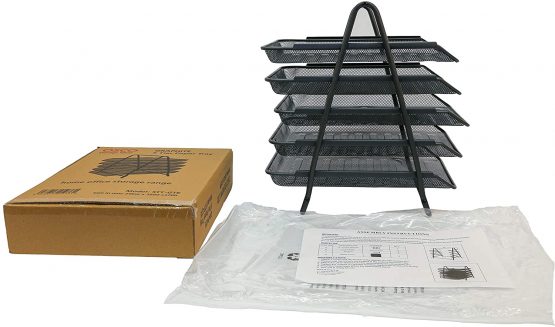 OSCO Mesh 5 Tier Tray - Graphite,5TT-GTE - Image 3