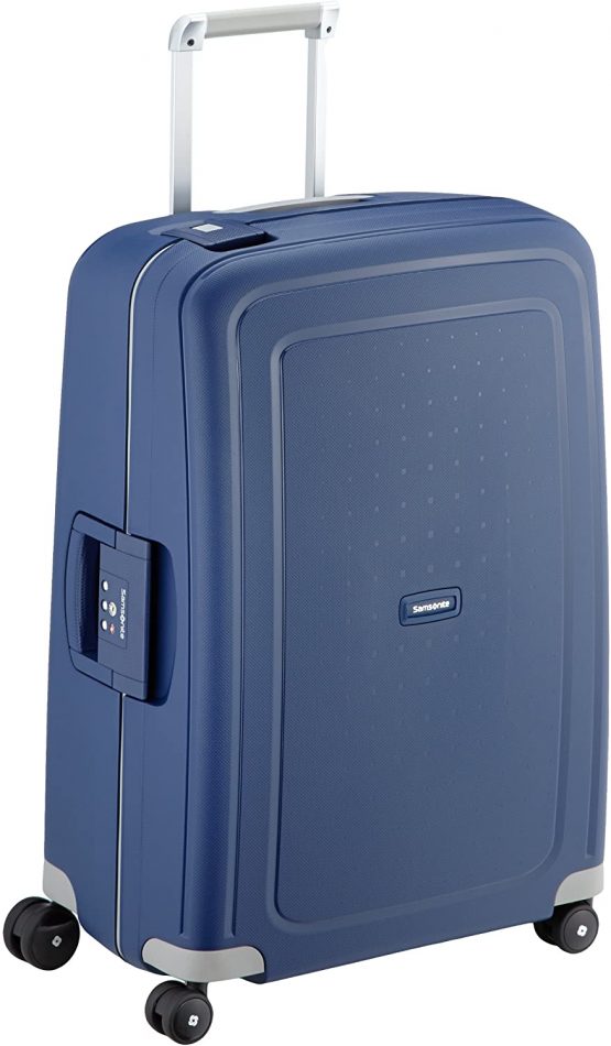 Samsonite S'Cure - Spinner M Suitcase, 69 cm, 79 Litre, Dark Blue
