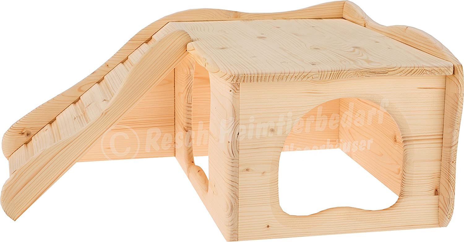 Resch No22 "Feel-good" house Grossglockner Natural solid wood made of spruce / with Stairs to the terrace / two large entrances and Rounded Corners - Image 2