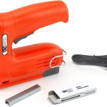 Tacwise 1563 Hobby 53-13EL Cordless 4V Nail Gun with 200pcs Staples Electric Stapler, Orange
