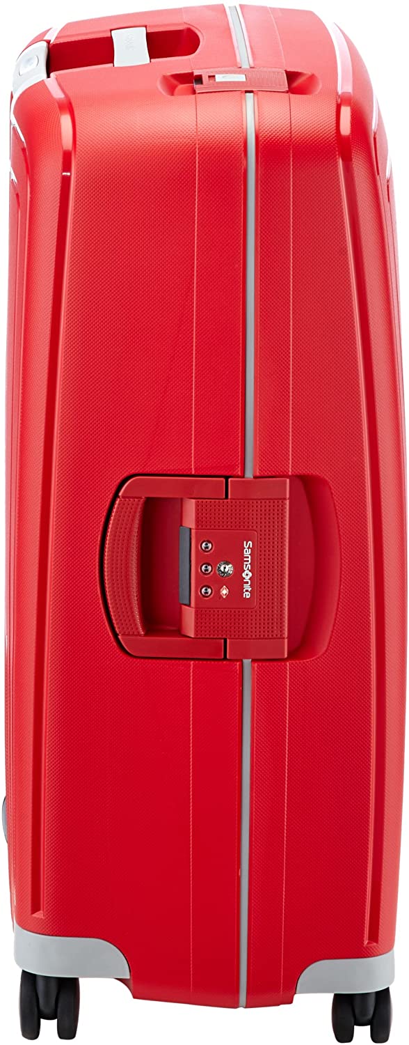 Samsonite S'Cure - Spinner L Suitcase, L 75 cm, 102 L, Red (Crimson Red), L (75cm-102L) - Image 4