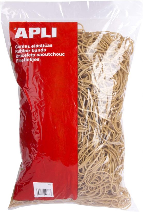 APLI 012866 Rubber Bracelets 1 kg 120 mm x 2 mm