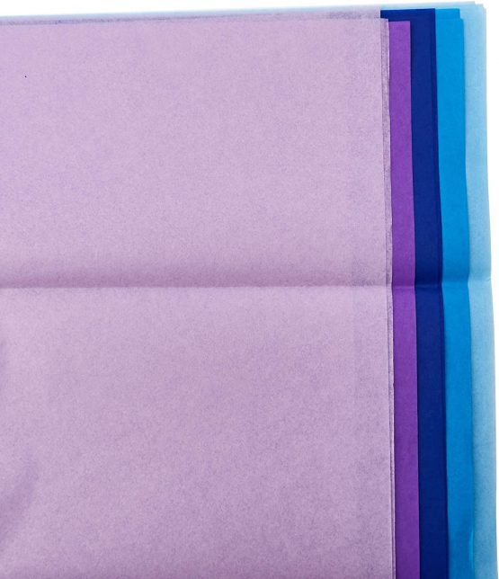 5 x HEYDA Tissue Paper 50 x 70 cm Assorted Blue - Image 2