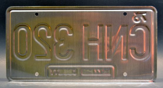Celebrity Machines Dukes of Hazzard | CNH 320 | Metal Stamped License Plate - Image 2