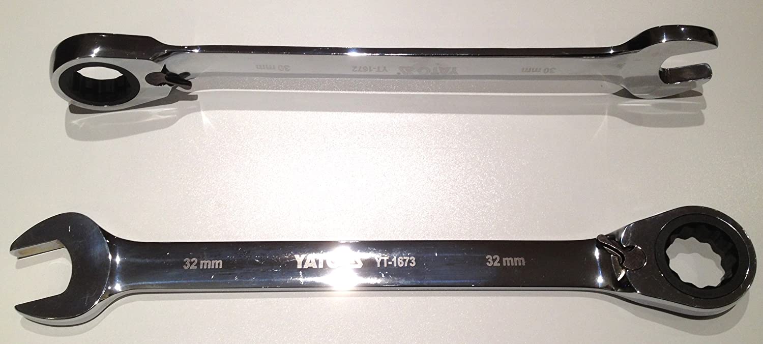 YATO YT-1656 Combination Spanner Ratchet 13mm, Chrome