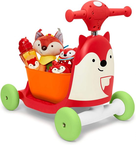 Skip Hop Zoo 3-in-1 Ride-On Toy, Fox - Image 4