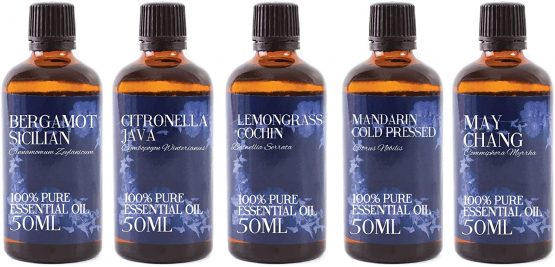 Mystic Moments | Gift Starter Pack of 5 x 50ml - Citrus (Pack 2) - Essential Oils