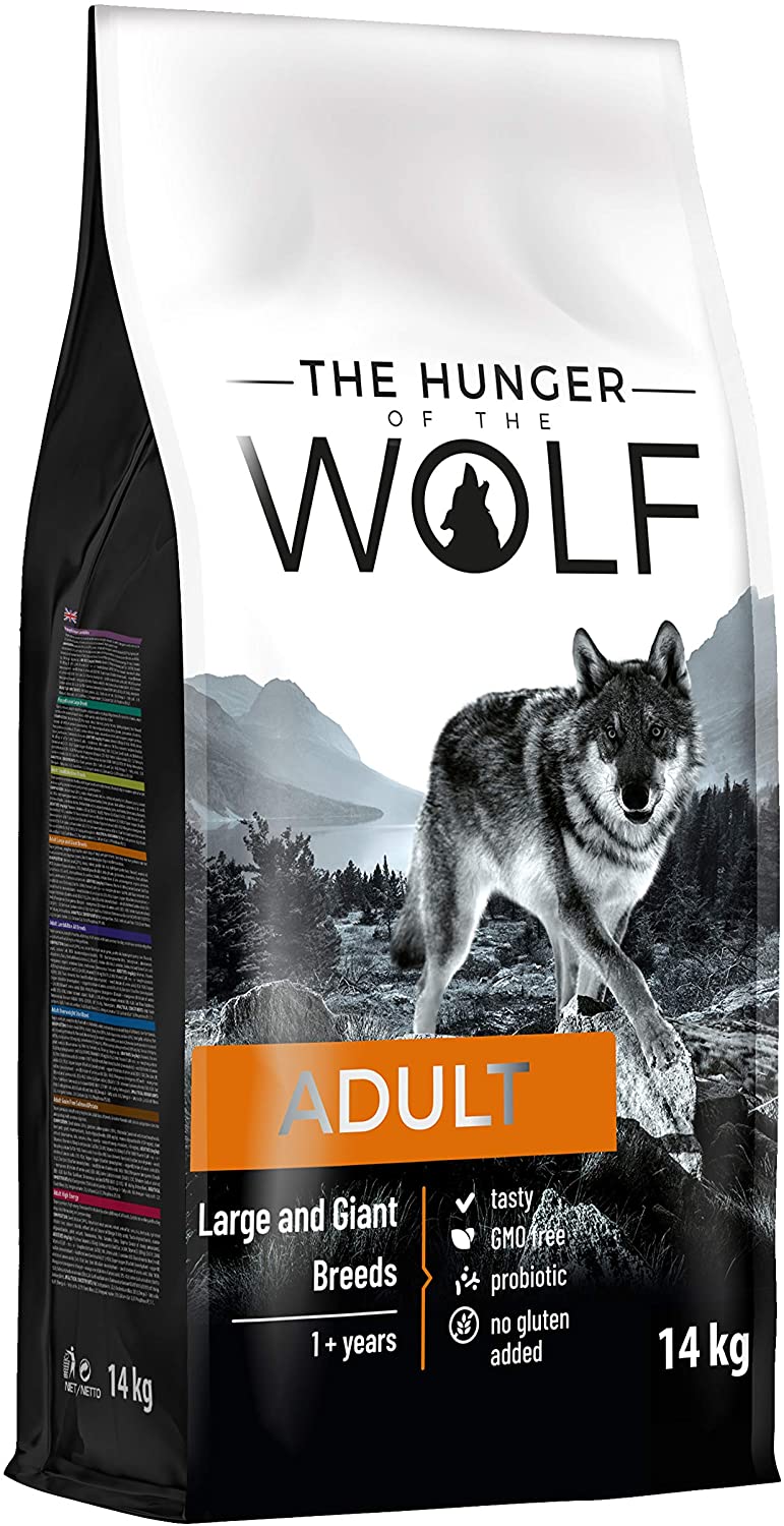 The Hunger of the Wolf Dry Dog Food - for Large or Giant Breeds Formula Good for Joint Health with Chicken Adult - 14 kg