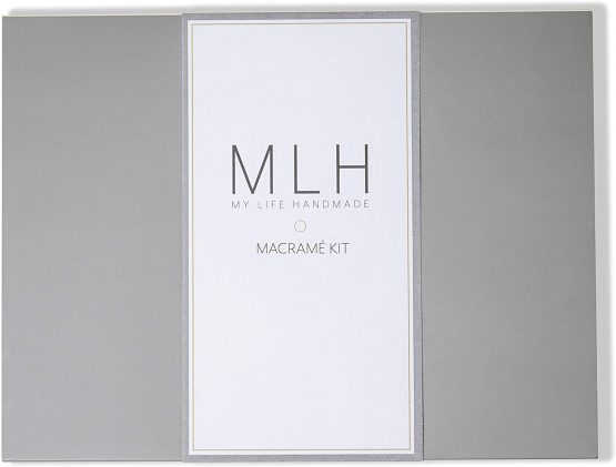 My Life Handmade 663721 DIY Macrame Plant Hanging Kit, Cream, Finished Size 140.97cm x 6.03cm x 3.18cm - Image 2