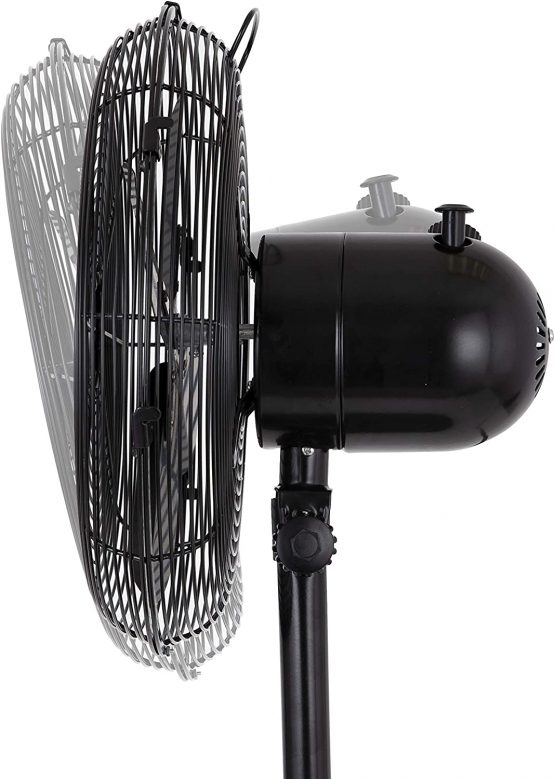 Pifco P51003 Pedestal Fan, 3 Speed Settings, Adjustable Height, 90