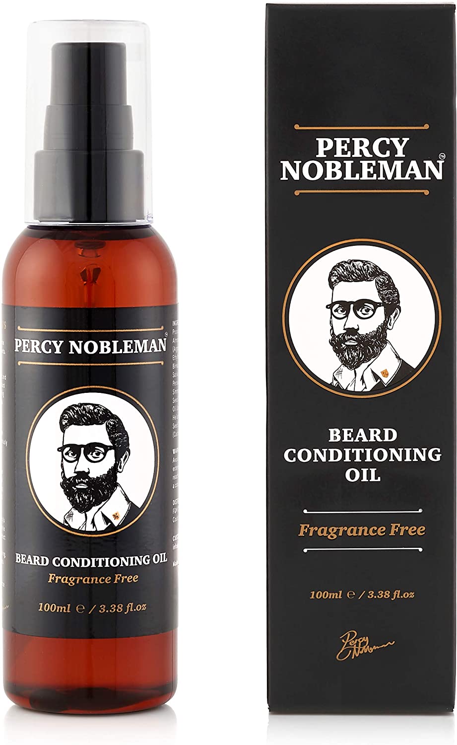 Beard Oil Beard Conditioning Oil by Percy Nobleman A Beard Softener and Deep Conditioner For
