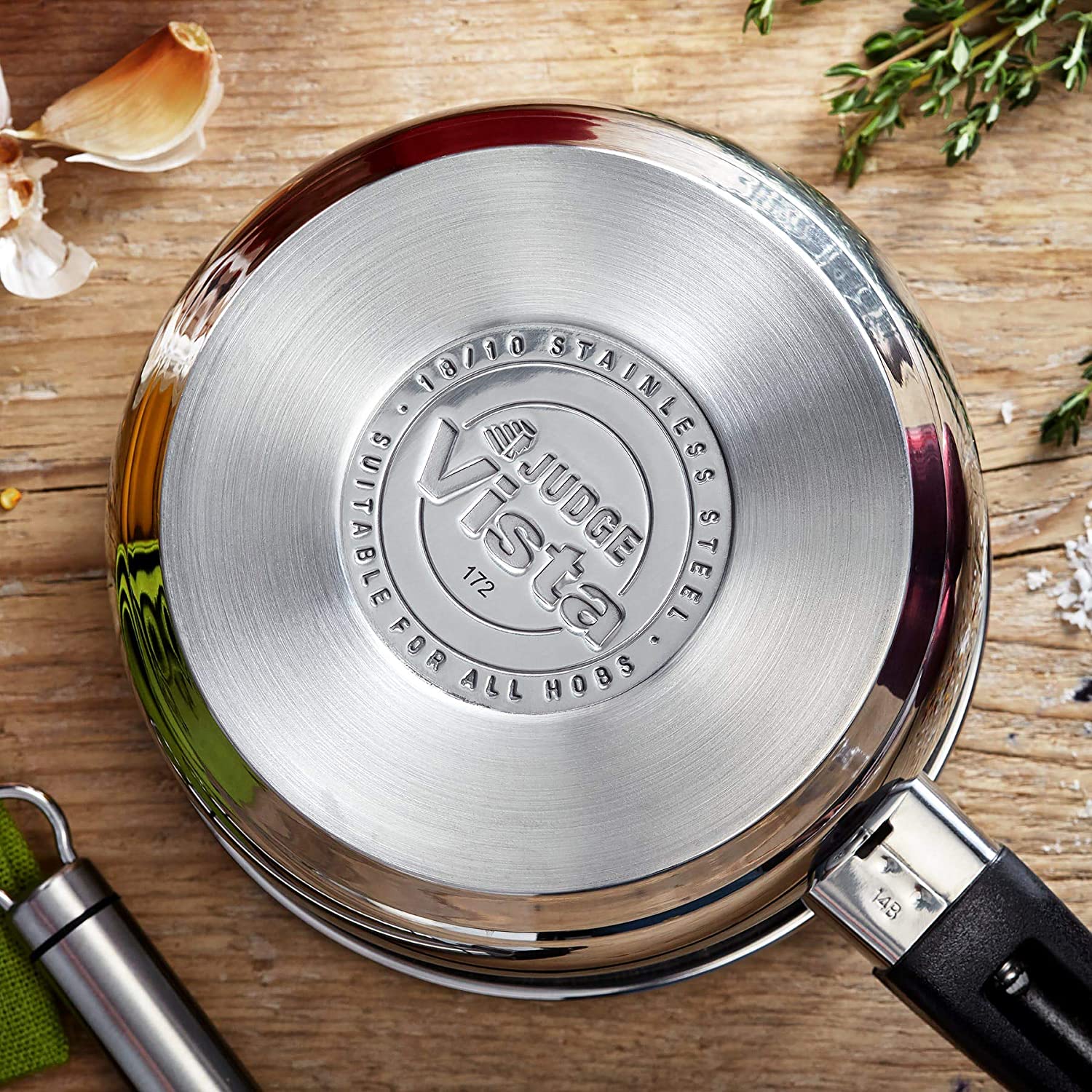 Judge Vista J227A Stainless Steel Non-Stick Large Frying Pan, Skillet 30cm, Induction Ready, Oven Safe, 25 Year Guarantee - Image 3