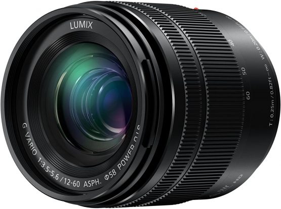 Panasonic H-FS12060E Lumix G Vario 12-60 mm F3.5-5.6 Aspheric Lens (5x Zoom, Power O.I.S, Image Stabiliser, Dust/Splash Protection) Black - Image 2