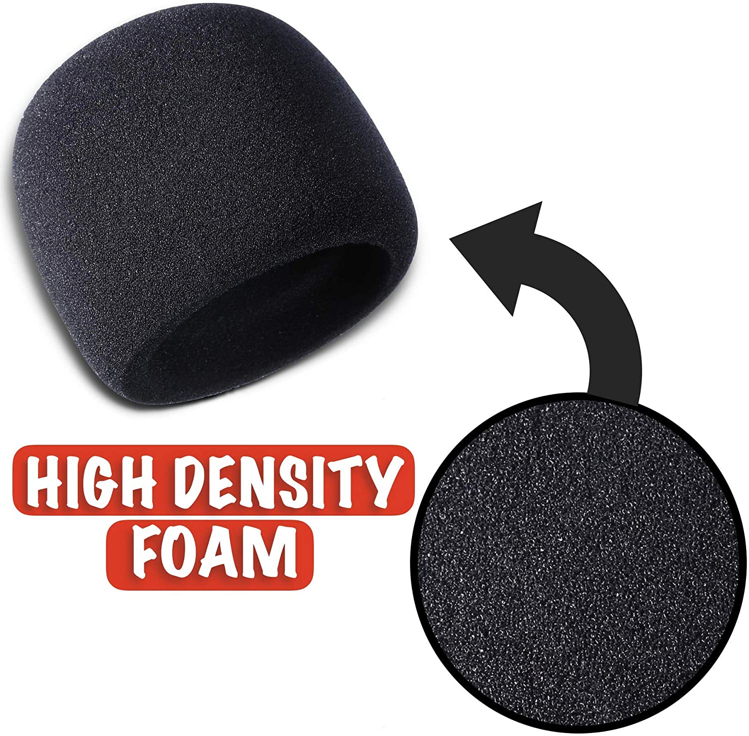 MINTHE™ Blue Yeti Mic Cover, Yeti Pro, MXL, Audio Technica and Other Large Microphones, Microphone Cover Foam - Image 2
