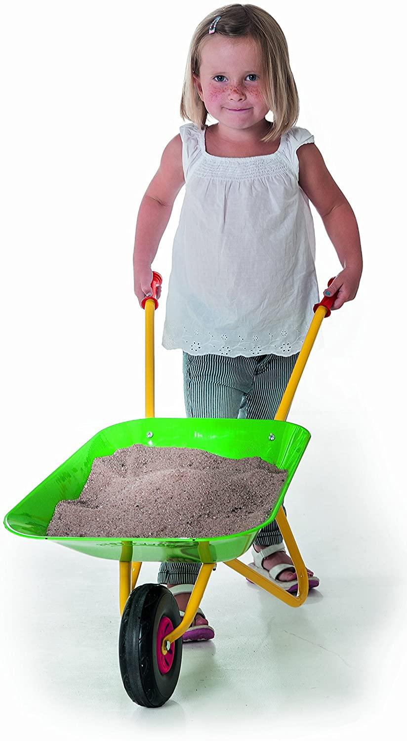 ROLLY TOYS Children's Wheelbarrow (Colour Yellow/Green, Garden Wheelbarrow, Metal Wheelbarrow - Image 3