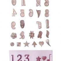 Antex R8Q0M030 Number and Symbol Pyrography Stamps