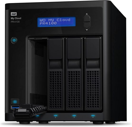 WD 56 TB My Cloud Pro PR4100 Professional Series 4-Bay Network Attached Storage - NAS - WDBNFA0400KBK-EESN - Image 2