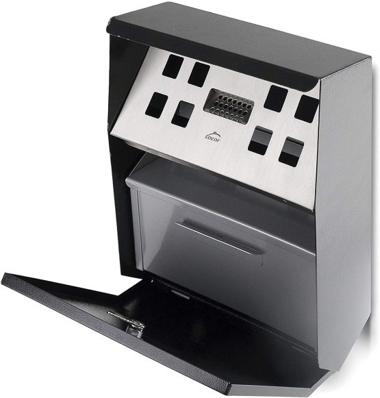 Lacor 63342 Ashtray Wall Black, Stainless Steel 18/10 - Image 2