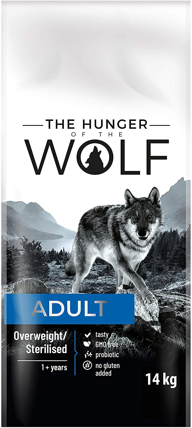 The Hunger of the Wolf Dry Dog Food - For Overweight and/or Sterilised Dogs, Light Formula with Chicken, Adult - 14 kg - Image 2