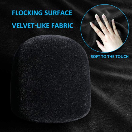 Flocked Foam Windscreen for Blue Yeti X - Mic Cover Pop Filter with Flocking Surface for Blue Yeti X Condenser Microphones by YOUSHARES - Image 2