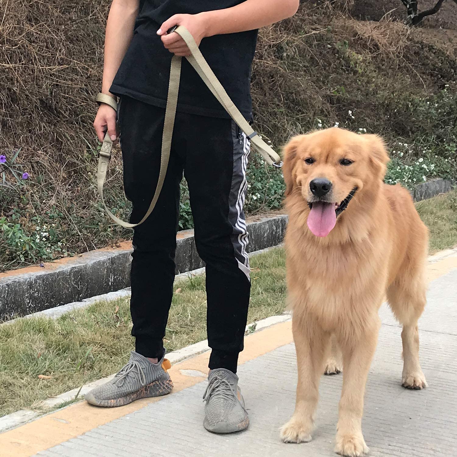 Hyhug Pets Upgraded Adjustable Length Lead with Durable Nylon and Super Soft Neoprene lined Handle for Pup Dogs Daily Use Walking and Professional Training. (Small - Image 4