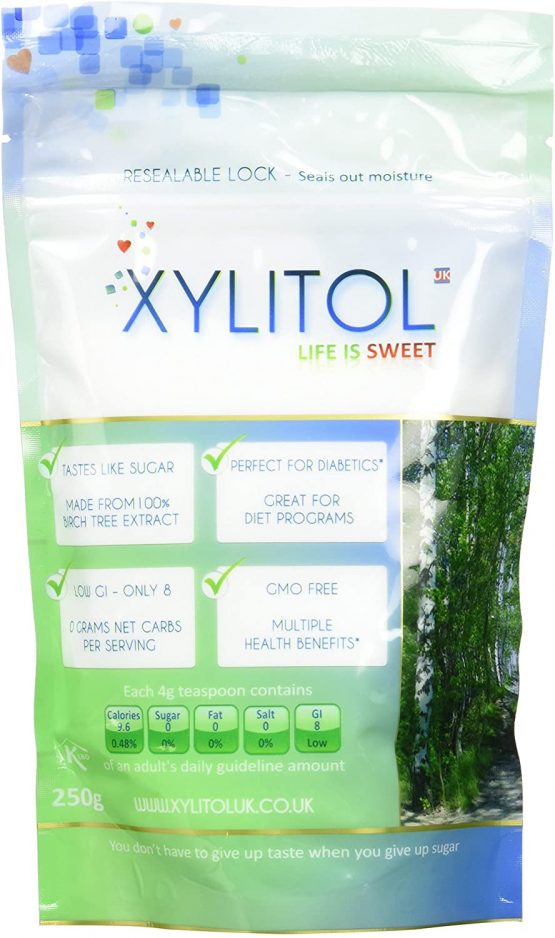 Xylitol Natural Sweetener 250 g (Pack of 3)