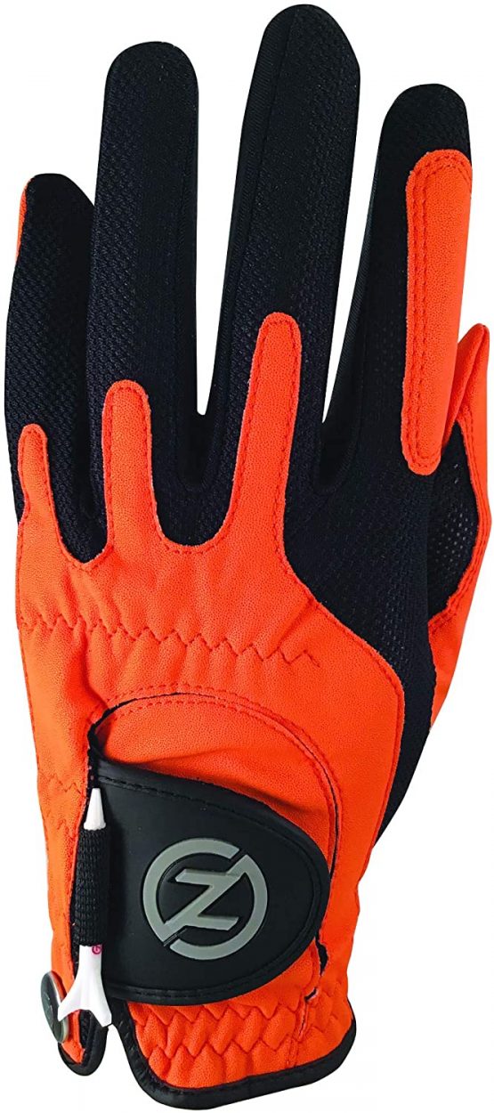 Zero Friction Men’s CompressionFit Synthetic Golf Glove, Universal Fit