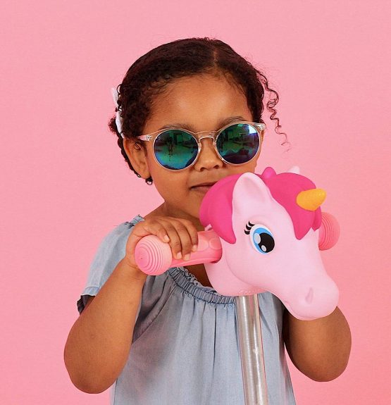 Scootaheadz Unicorn: Kids Scooter Accessories Scooter Unicorn Head | Light Pink | Fits Most Childrens 2 Wheeled and 3 Wheeled Scooters | T-Bar Handle Scooter Unicorn Head for Girls - Image 3