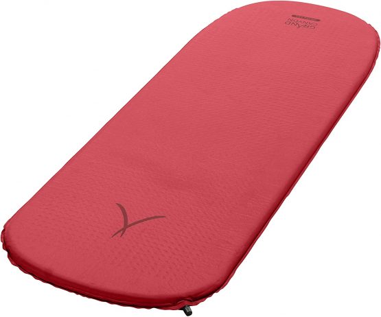 Grand Canyon HATTAN 3.8 L - Self inflating camping mat - 198x63x3,8cm - American Beauty (burgundy red)