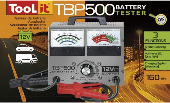 GYS TBP 500 Car Battery Tester for 12V Lead Acid Batteries (max 160Ah) - Image 2