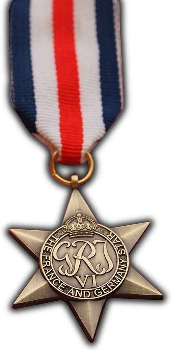 The France and Germany Star Military Medal WW2 Commonwealth British Military Award For | Army | Navy | RAF | REPLICA George VI - Image 2