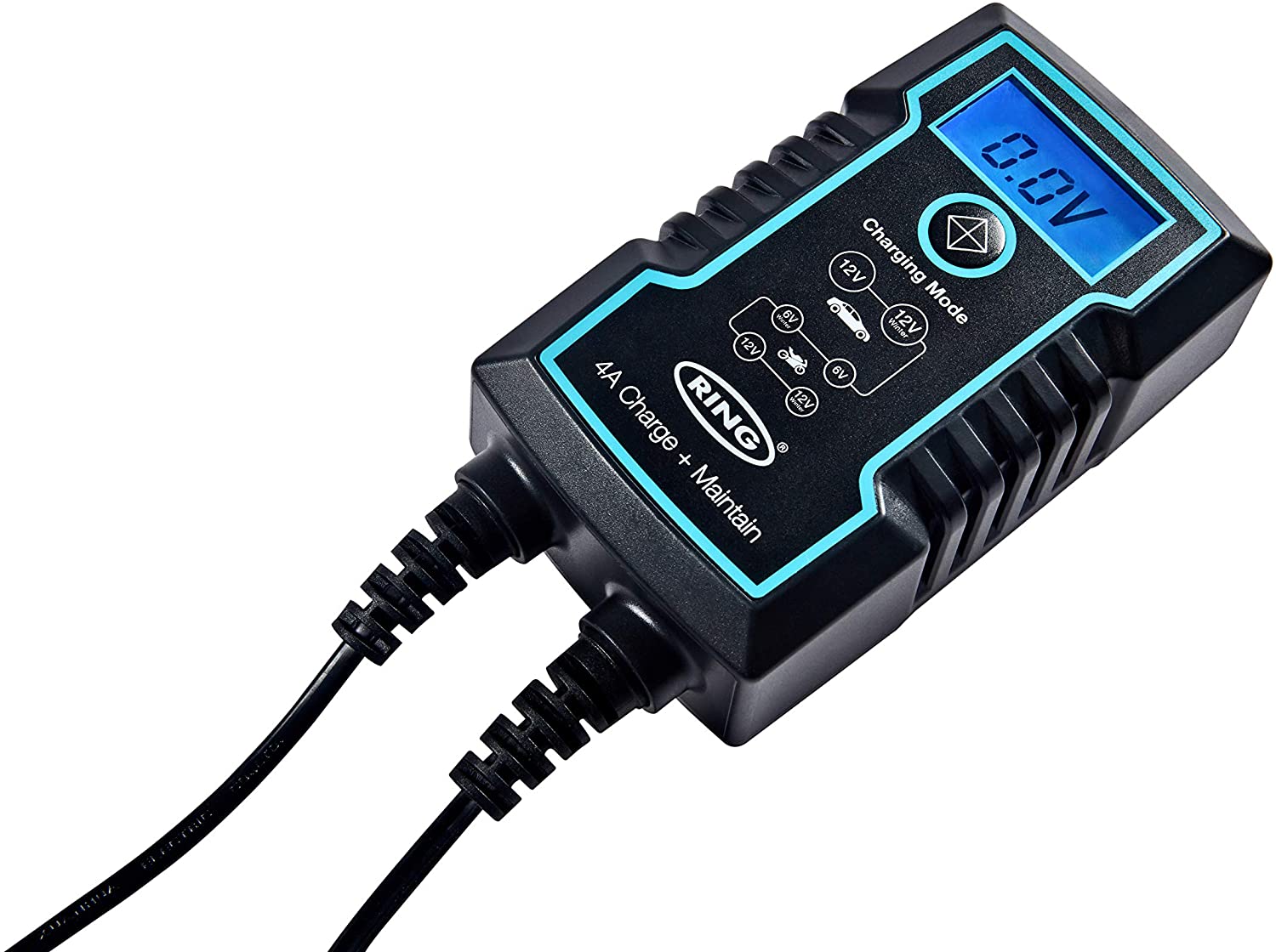 Ring Automotive - RSC804 Smart Car Battery Charger 6V 12V 4A, Black - Image 4